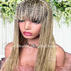 Tiara Bang Braids Wig (Black)