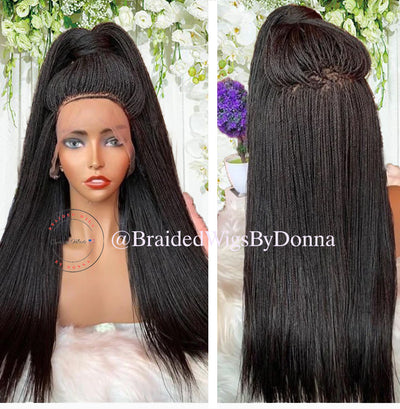 Alicia Braided  Wig (full lace wig,) Tiny twist