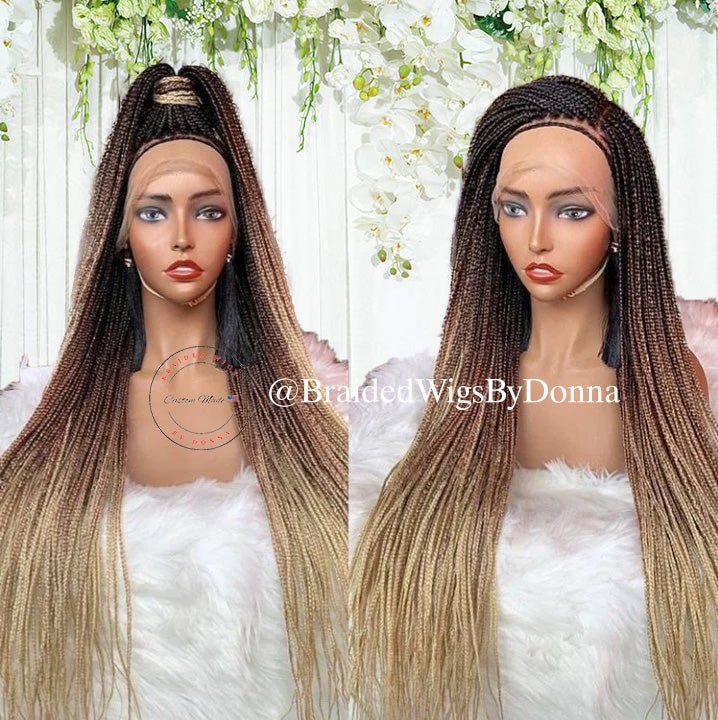Kylie Knotless Braids Wig (Ombre)
