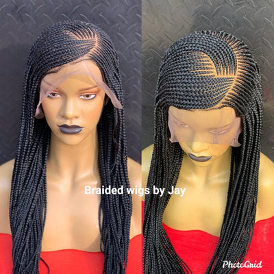 Nina C cut Braids Wig