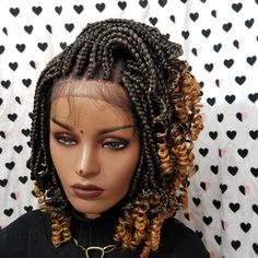 Katia Short ombre bob Braided wig