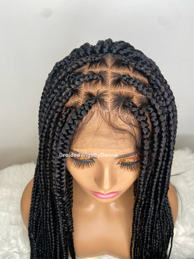 Nikki Knotless Box Braids Wig