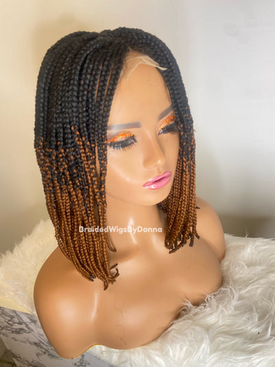 Joanna Box Braids Bob wig