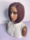 FATIMA short bob braided  wig