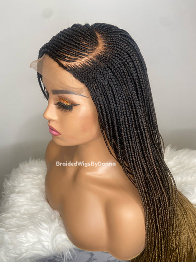 Joy c-cut cornrow braided wig