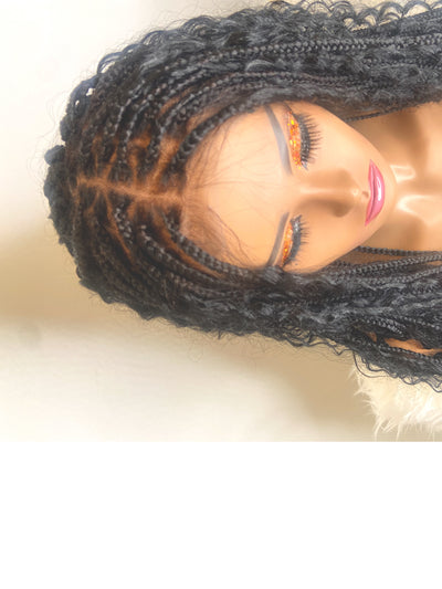 triangle knotless goddess box braids -Gina