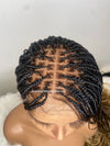 Miami Knotless Braids Wig  Spanish curls Wig