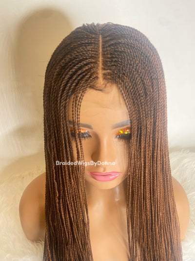 " Sugar" extra small Micro Braid Twist Wig