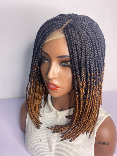 Joanna Box Braids Bob wig