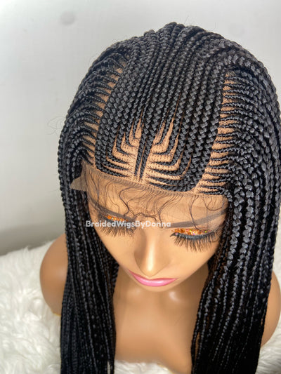 Cleopatra Cornrow Box Braids Wig