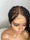 Miami Knotless Braids Wig  Spanish curls Wig