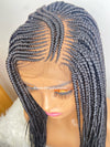 Farah Cornrow Box braids wig