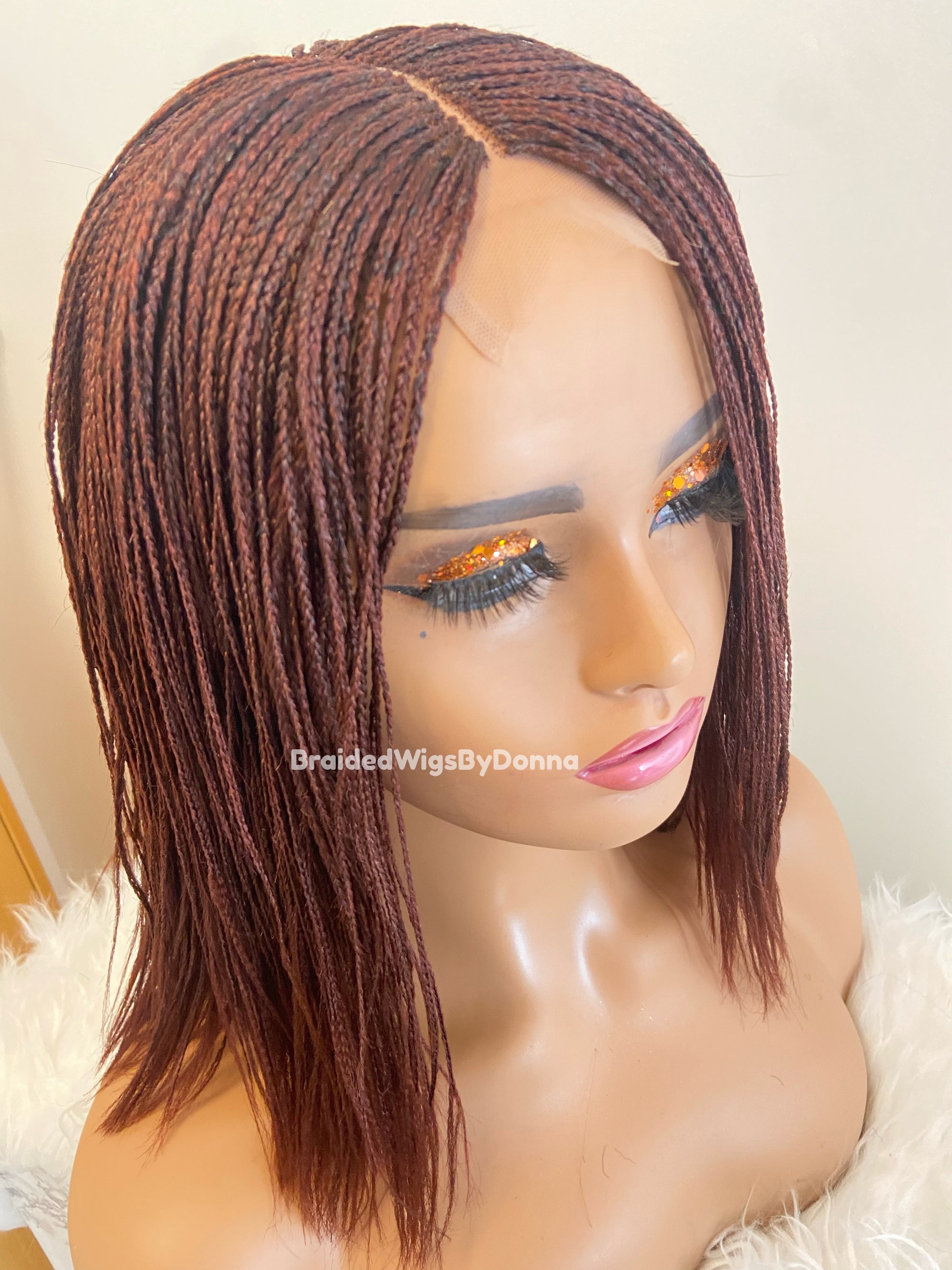 Kimbella extra small Micro Braids Wig - BraidedWigsByDonna