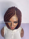 FATIMA short bob braided  wig