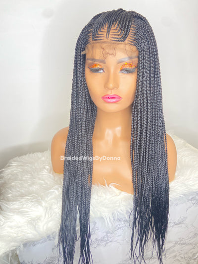 Cleopatra Cornrow Box Braids Wig