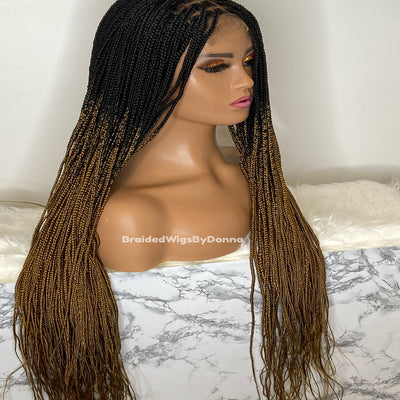 2Tone Box Braids Wig