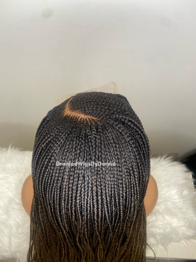 Joy c-cut cornrow braided wig