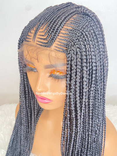 Cleopatra Cornrow Box Braids Wig